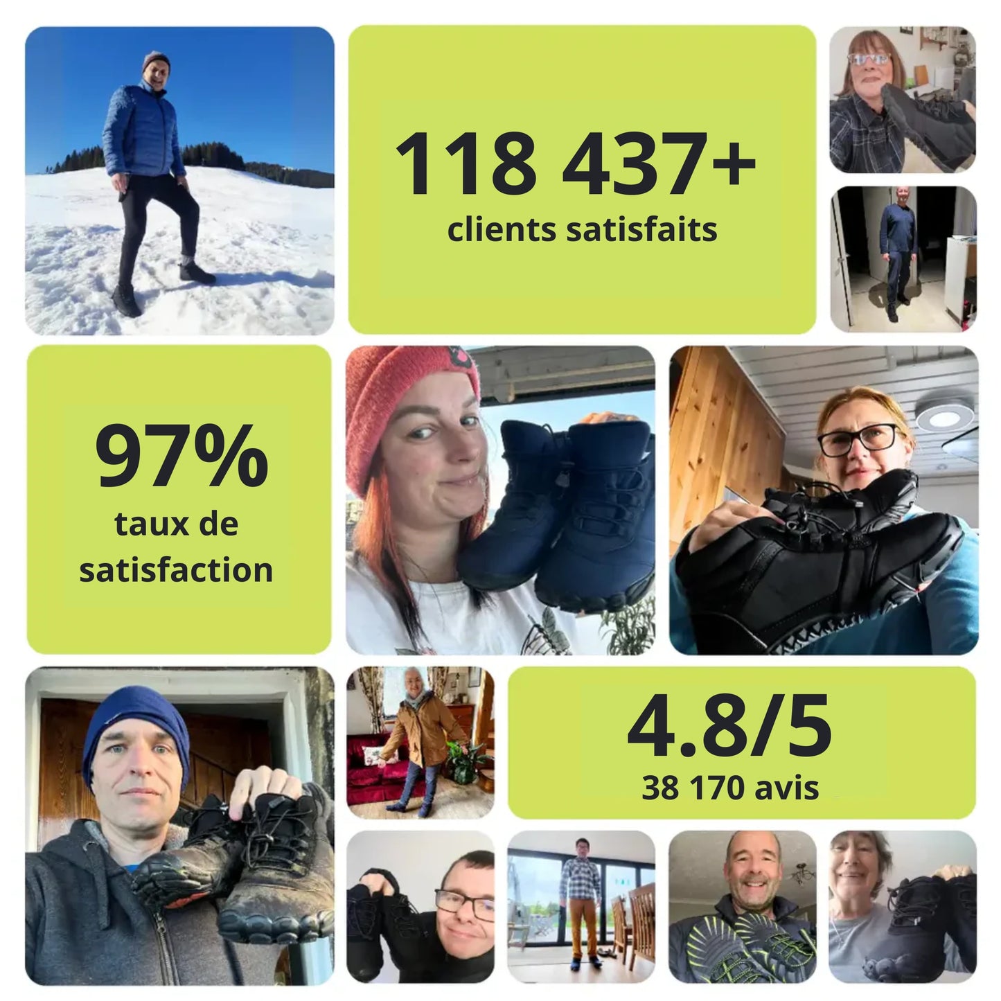 THERA™ – Chaussures pieds nus d'hiver