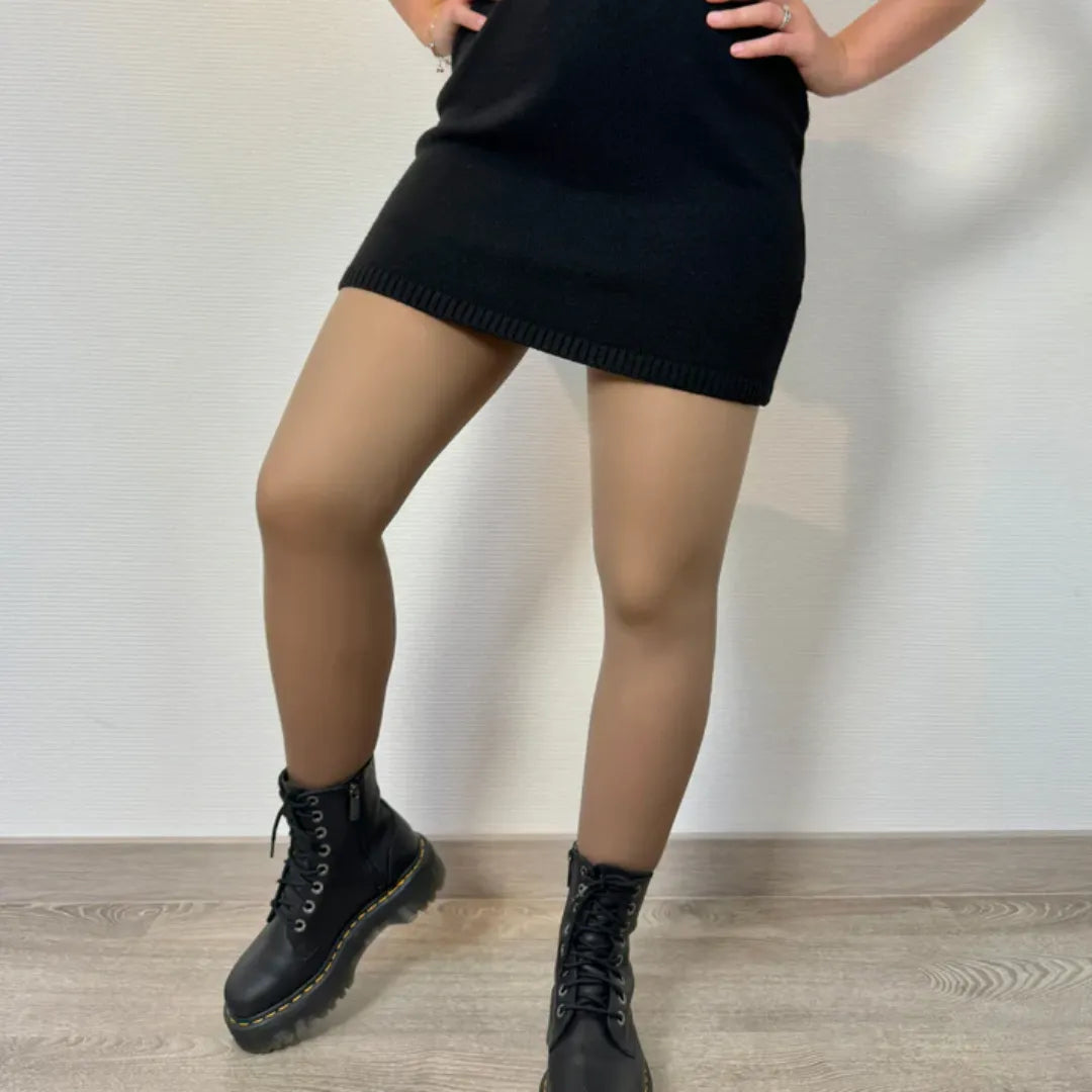 Collant Polaire Transparent – Élégance & Chaleur