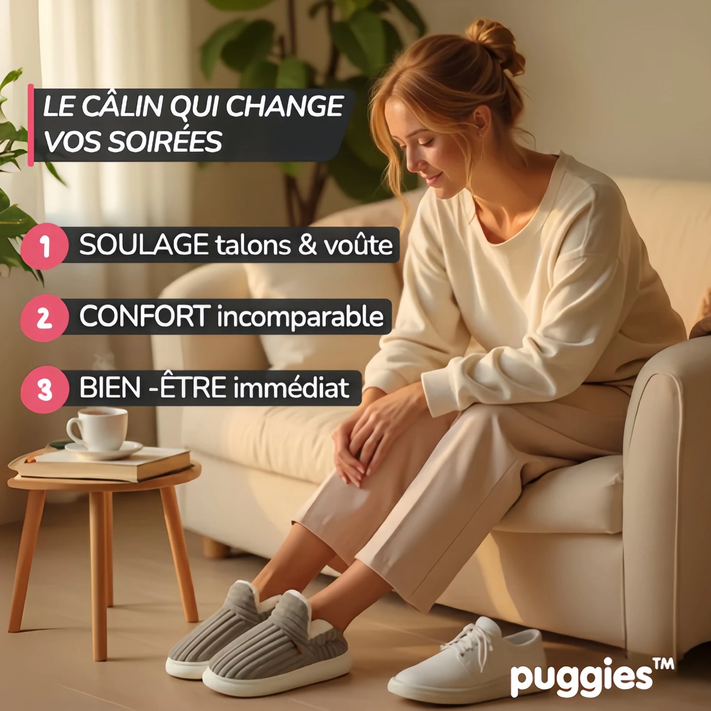 puggies™ - Chaussons Confort