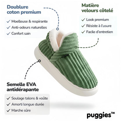 puggies™ - Chaussons Confort
